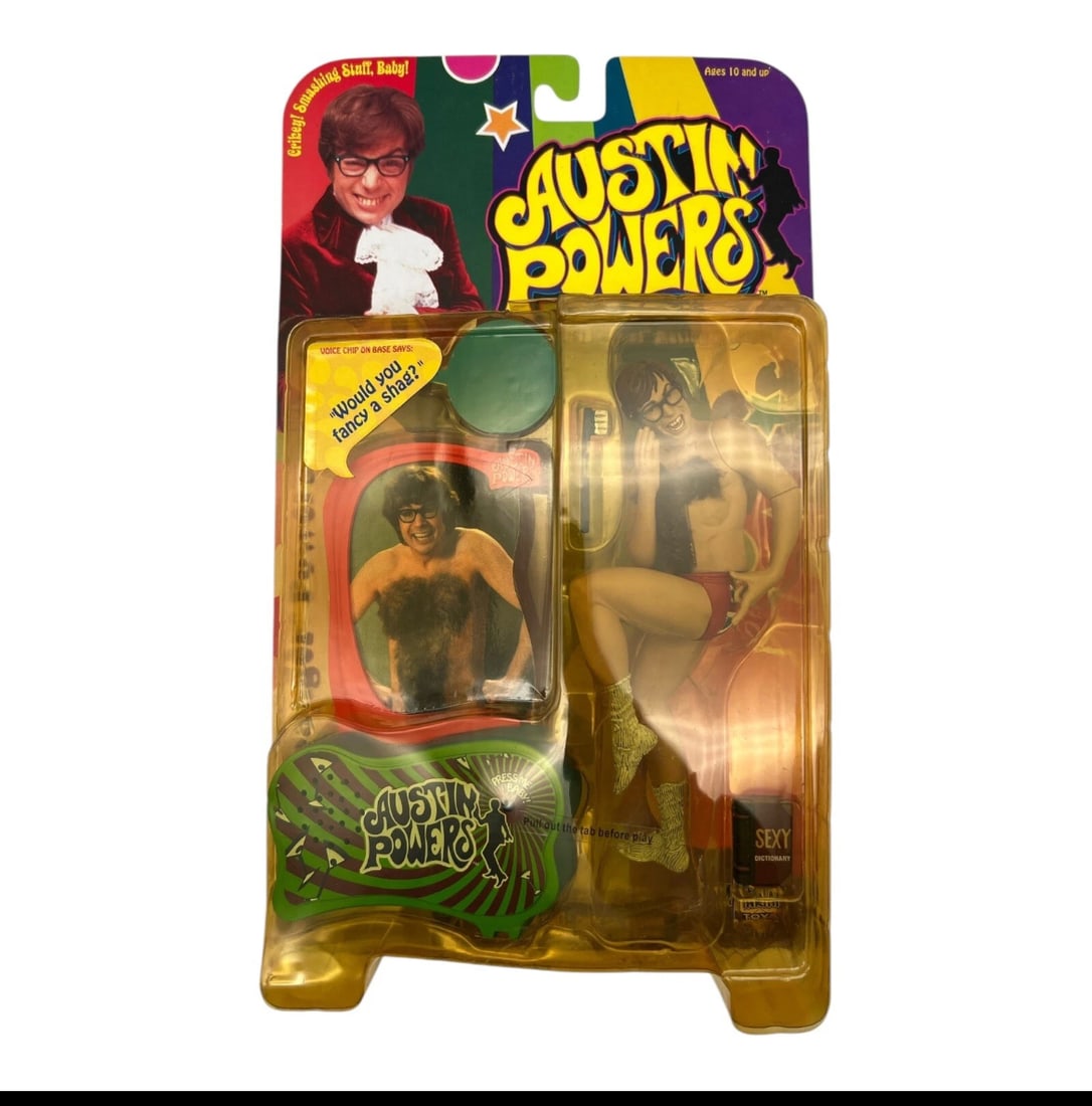 1999 McFarlane Toys Austin Powers "Would you fancy a shag?" Action Figure (MOC) (1 of 5)