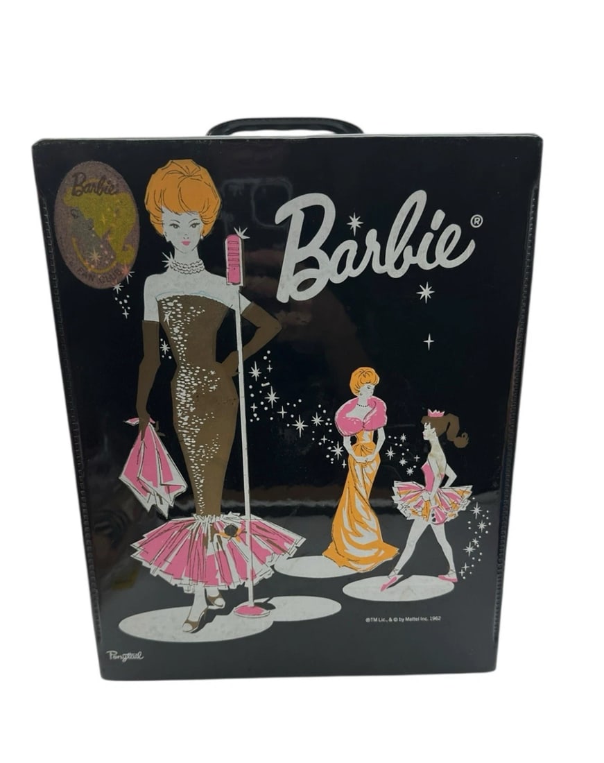 Barbie Vintage Doll Case W/ Clothes Accessories & Rare, 1962 Barbie set (1 of 6)