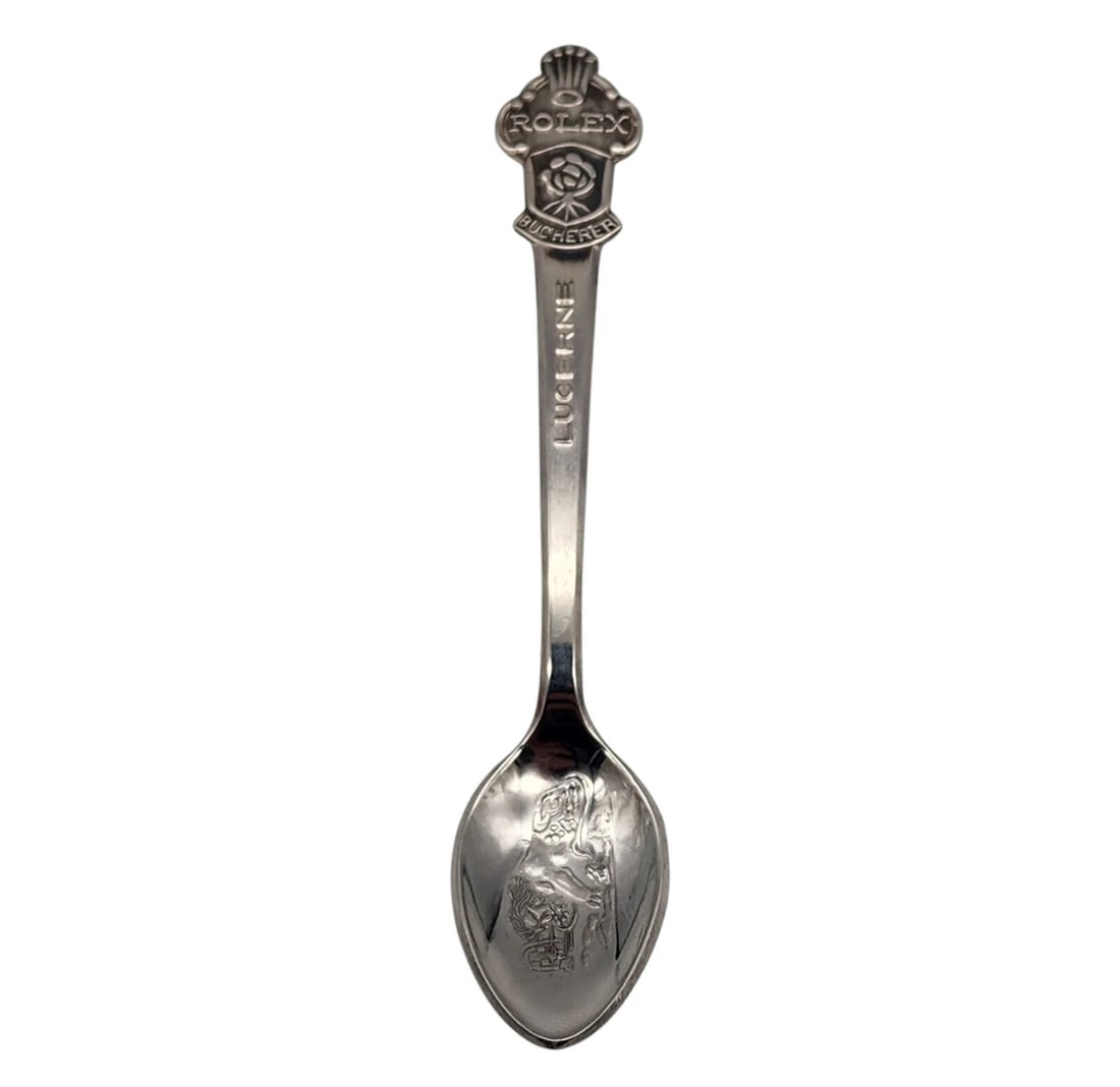 Rolex Vintage Silver Plated Spoon Bucherer of Switzerland Collector Edition (1 of 3)
