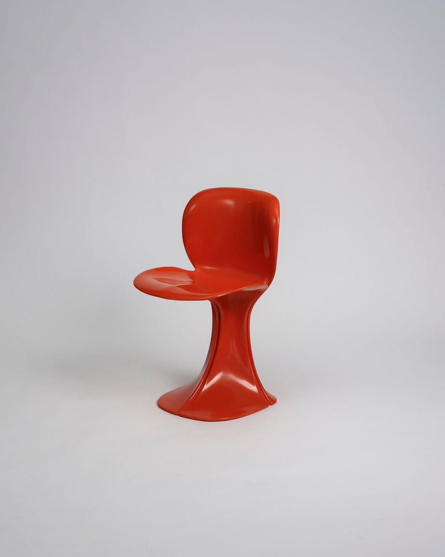 Flower Model Chair by Pierre Paulin, 1972 Polyester resin, gelcoat (1 of 3)