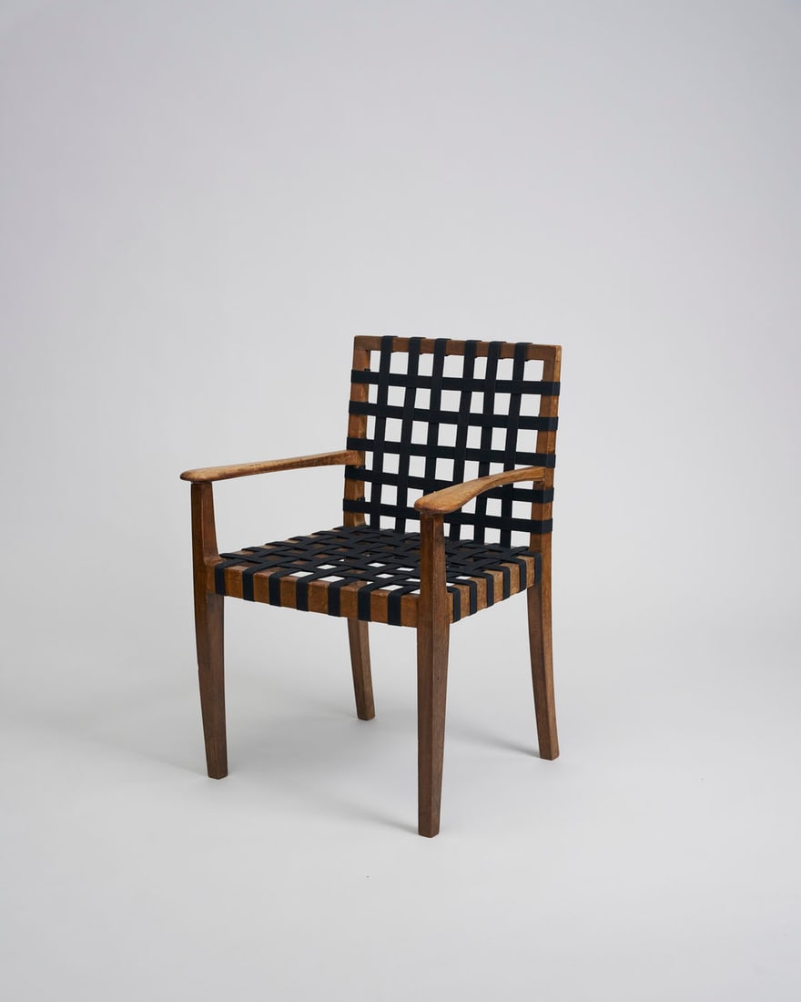 Pair of Art Deco Strap Chairs (1 of 4)