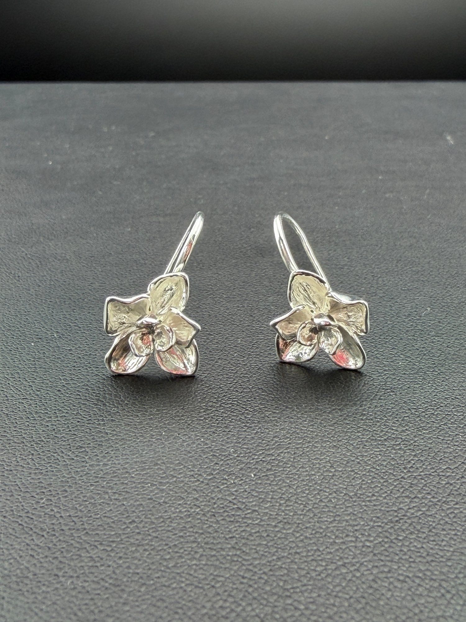 Dangle Earrings Brand New Solid 925 Sterling Silver Stamped Gold Electroplated