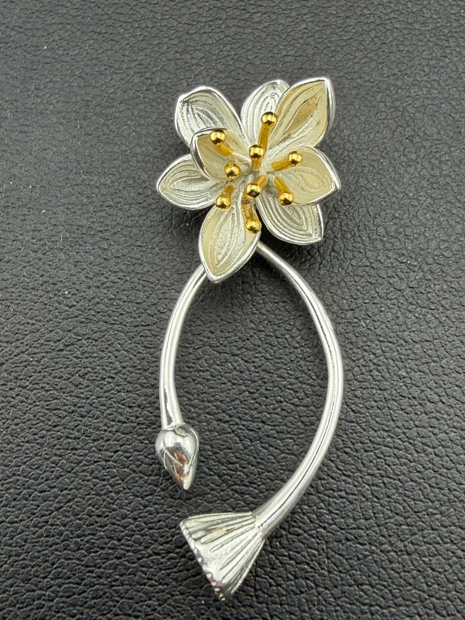 Necklace Brand New Solid 925 Sterling Silver Stamped Gold Electroplated