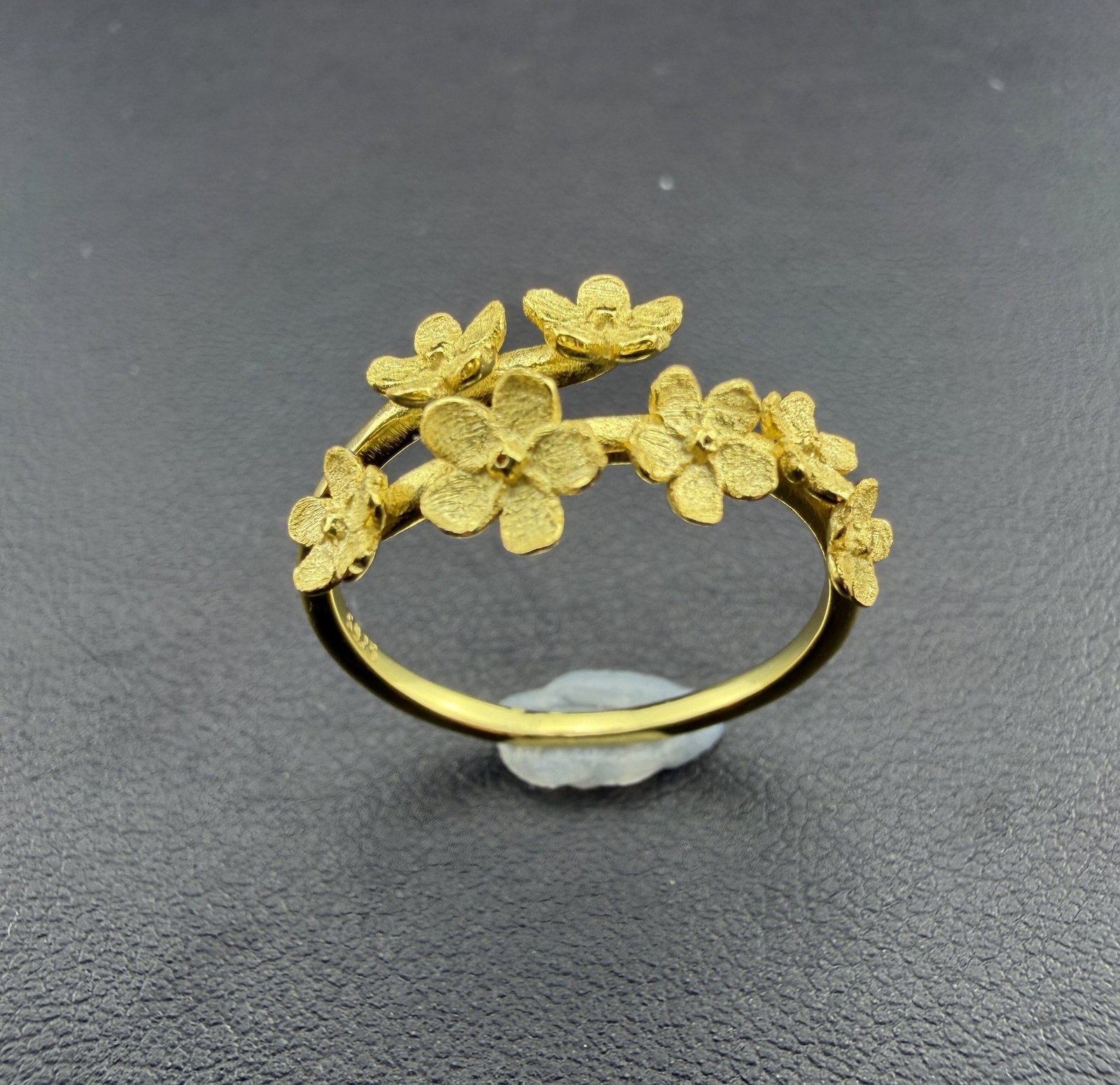 Adjustable Ring Brand New Solid 925 Sterling Silver Stamped Gold Electroplated