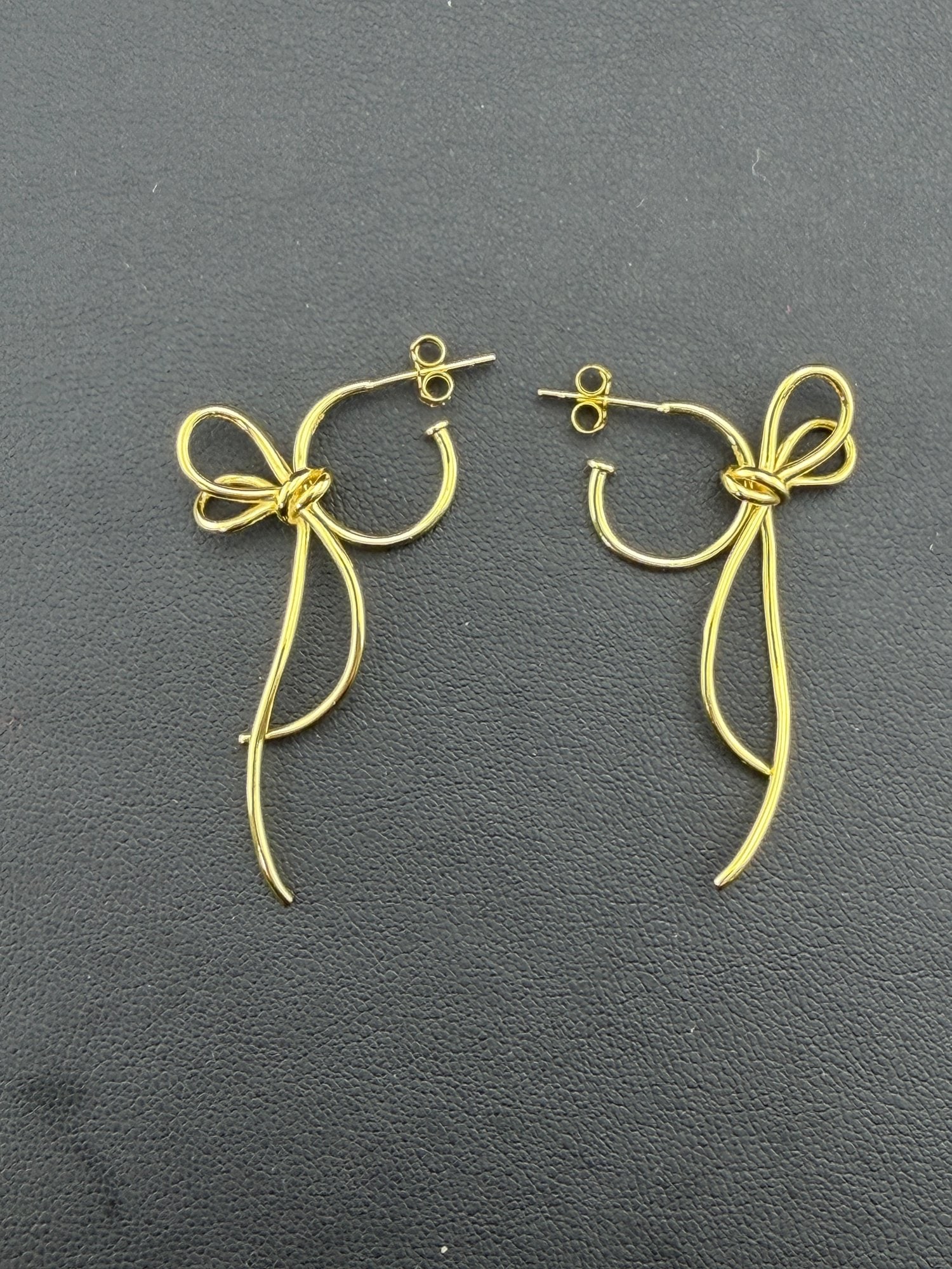 Dangle Earrings Brand New Solid 925 Sterling Silver Stamped Gold Electroplated