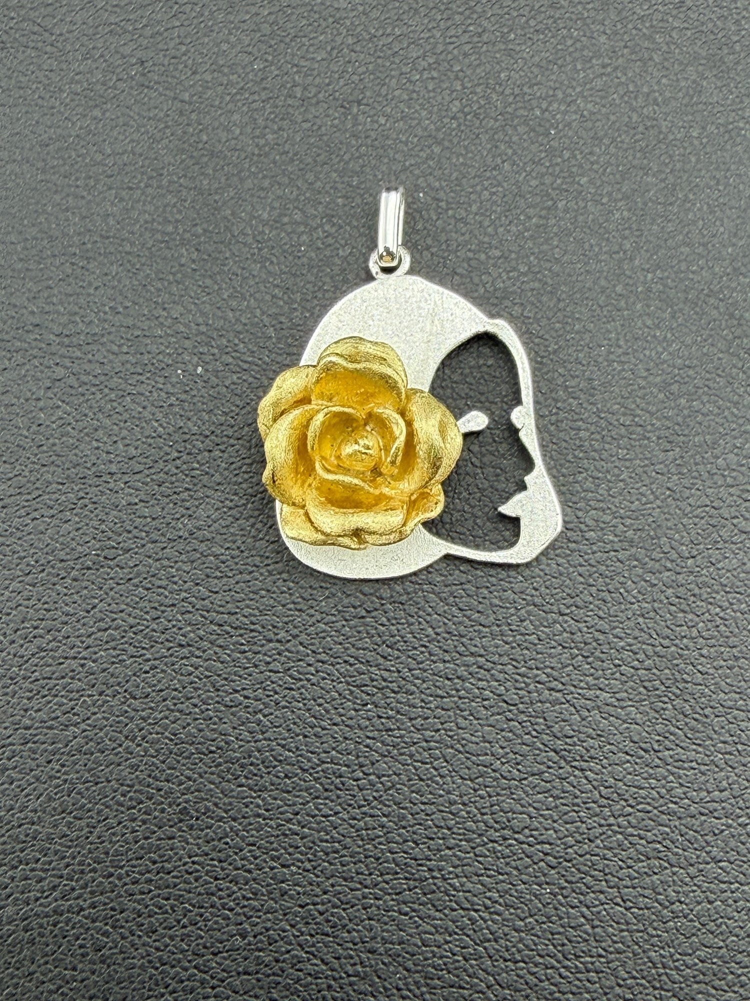 Necklace Brand New Solid 925 Sterling Silver Stamped Gold Electroplated