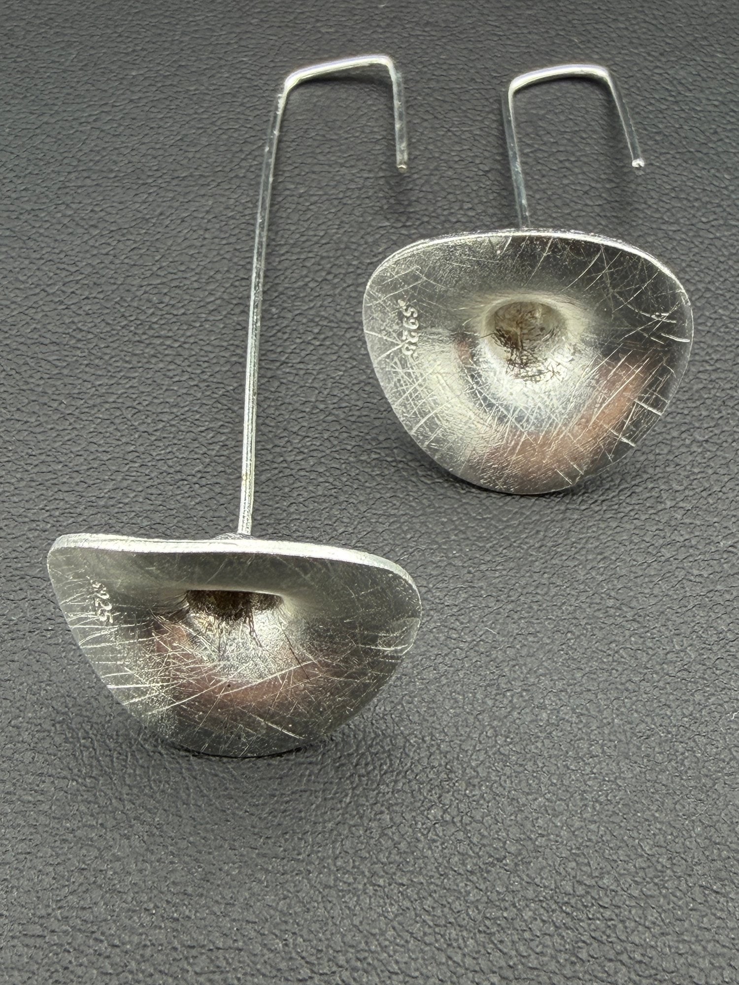 Dangle Earrings Brand New Solid 925 Sterling Silver Stamped Gold Electroplated