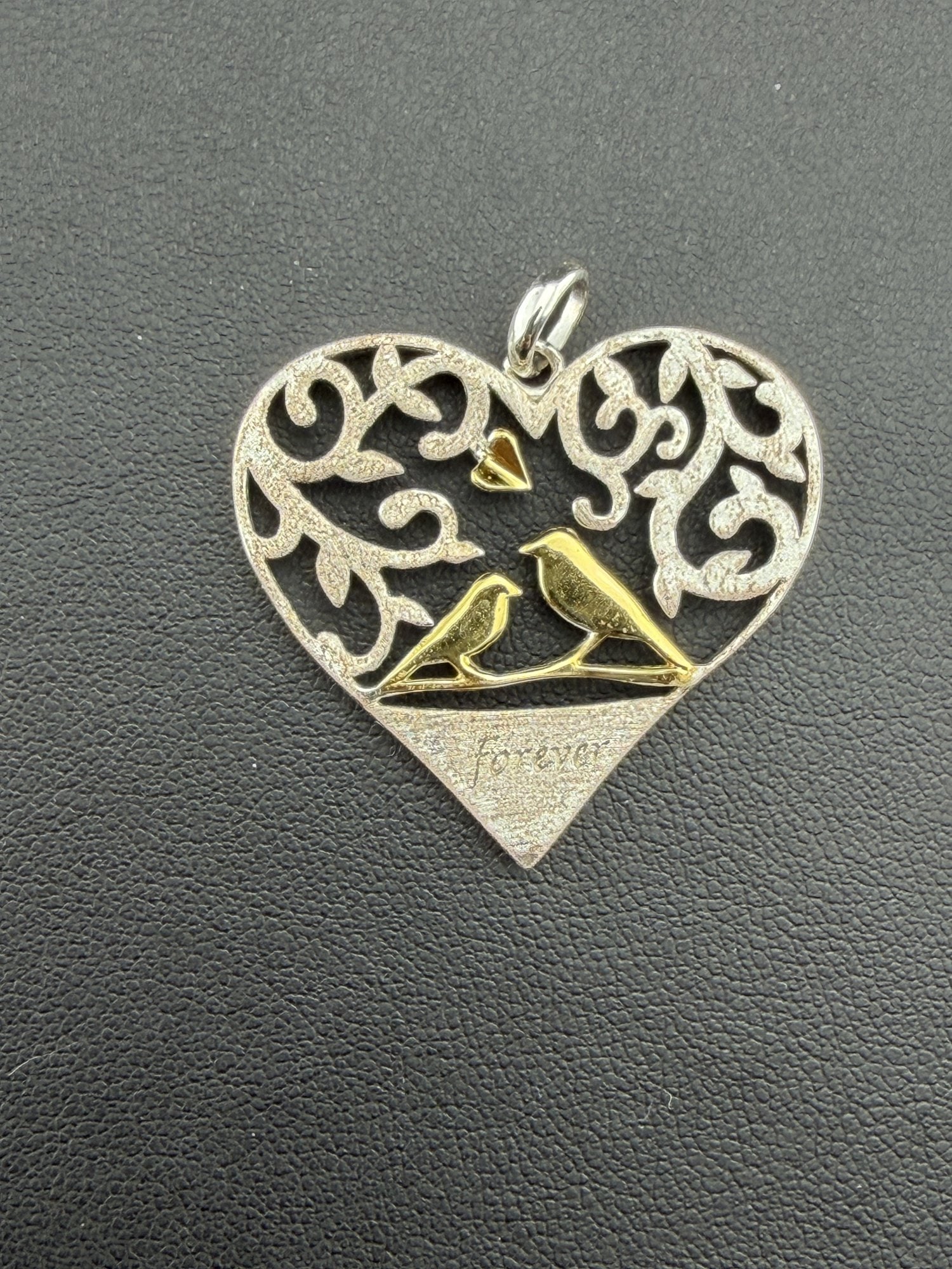 Necklace Brand New Solid 925 Sterling Silver Stamped Gold Electroplated