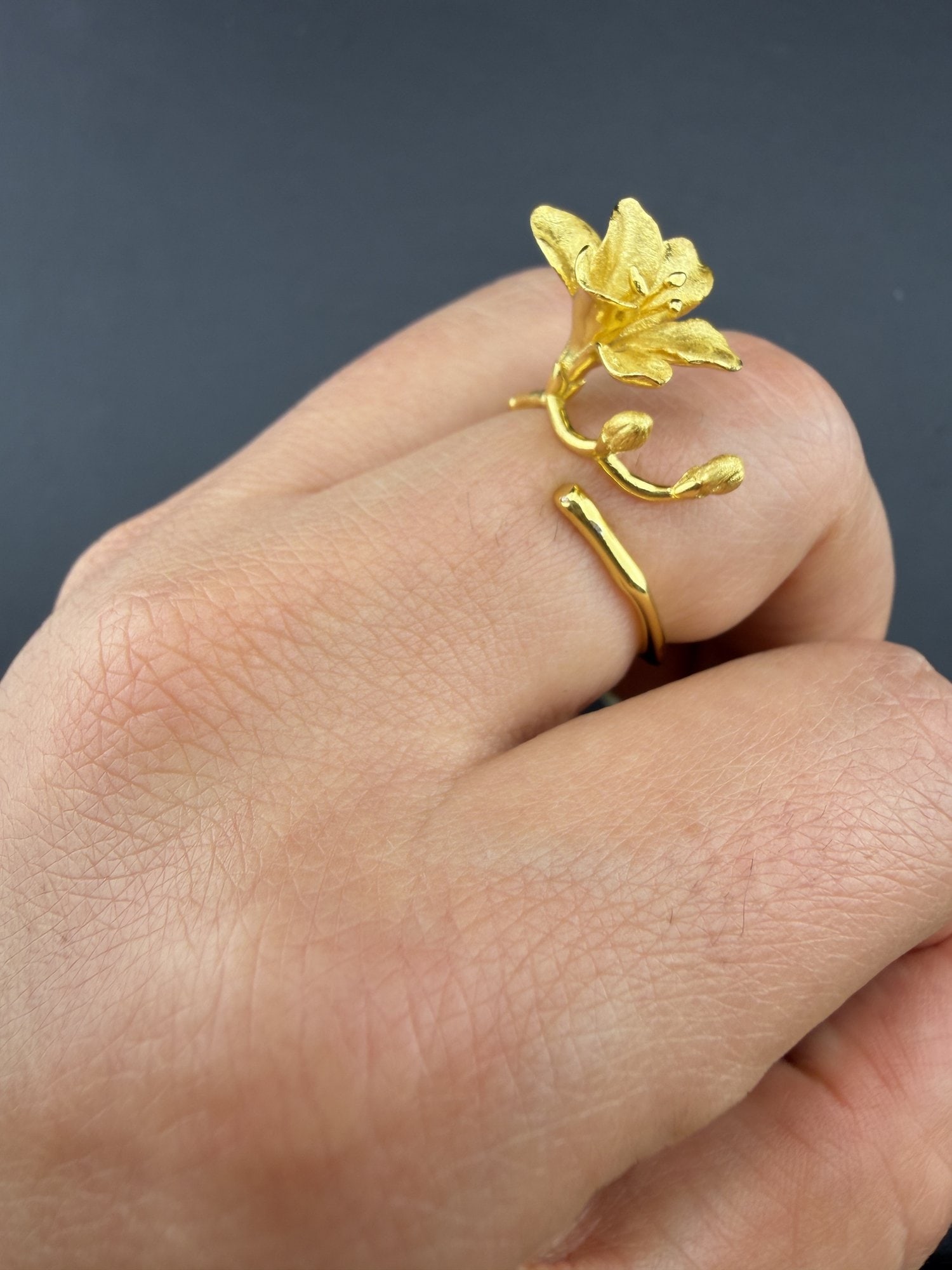 Ring Brand New Solid 925 Sterling Silver Stamped Gold Electroplated-Adjustable Size: Please refer to the title and photos for the item description and condition. If you have any questions, please do not hesitate to contact us before placing your bid.We offer combined in-house shipping