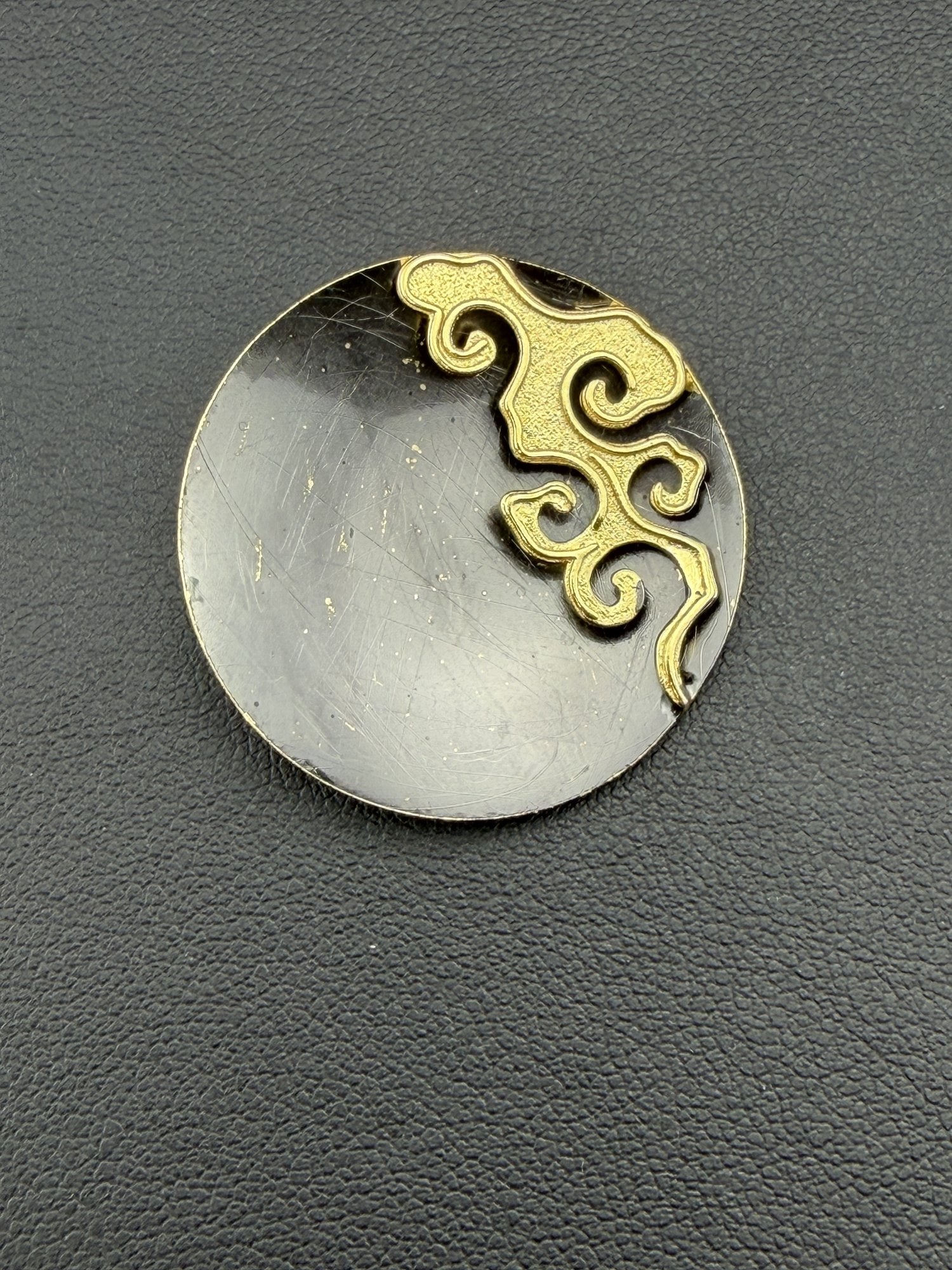 Pendant Brand New Solid 925 Sterling Silver Stamped Gold Electroplated