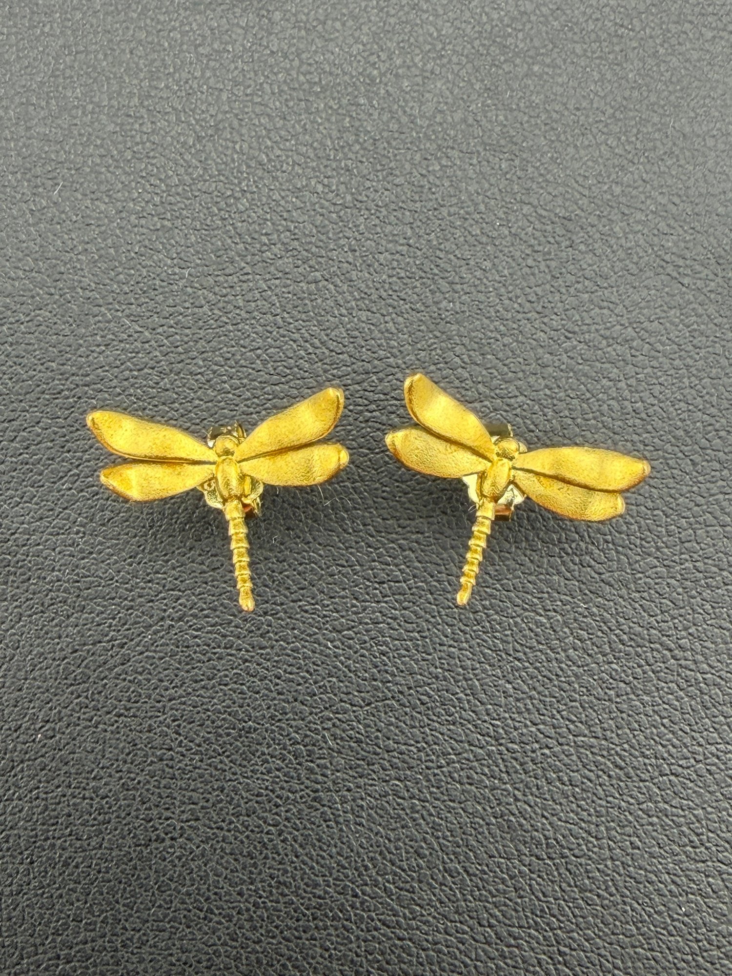 Stud Earrings Brand New Solid 925 Sterling Silver Stamped Gold Electroplated