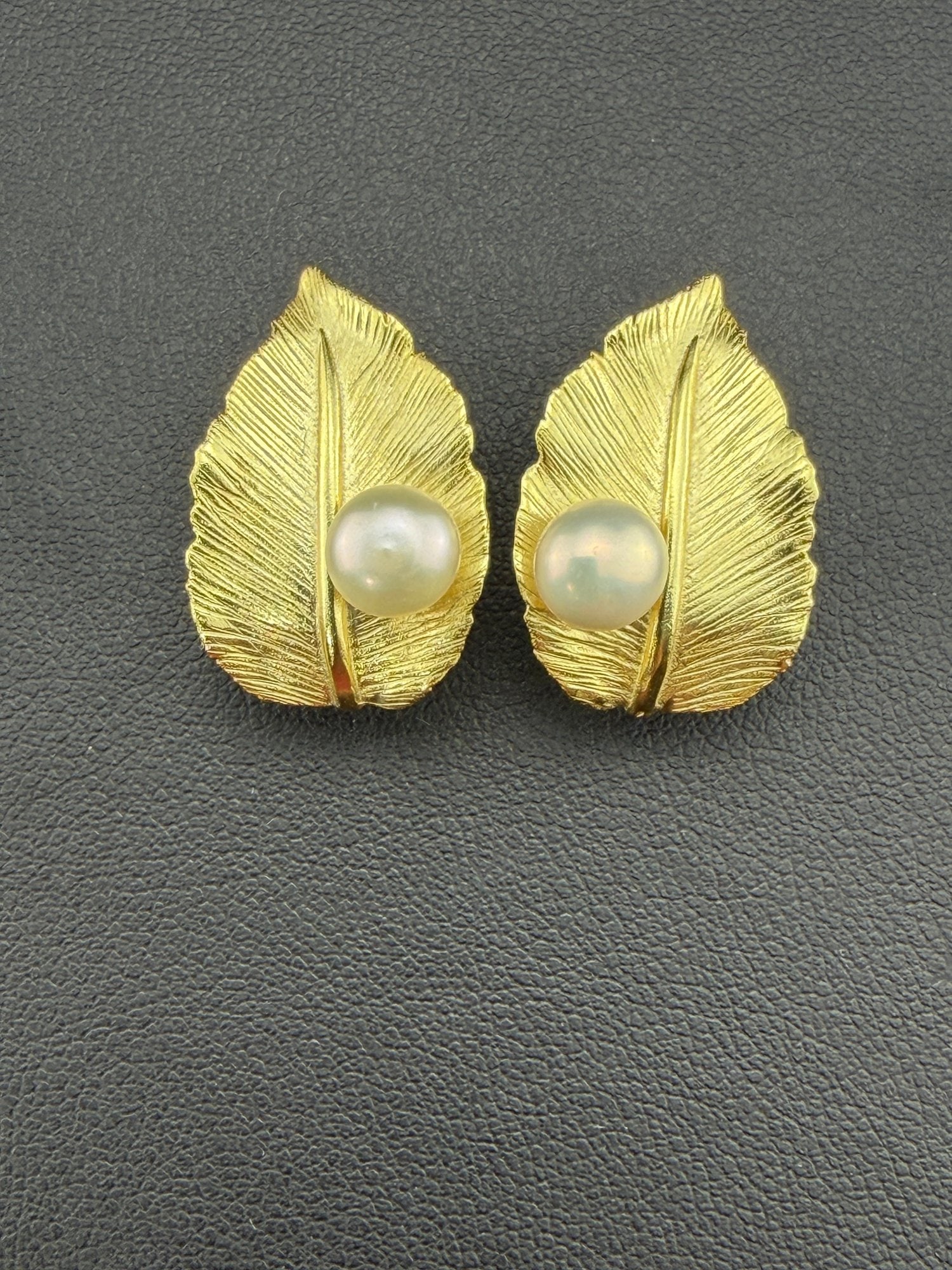 Pearl Stud Earrings Brand New Solid 925 Sterling Silver Stamped Gold Electroplated