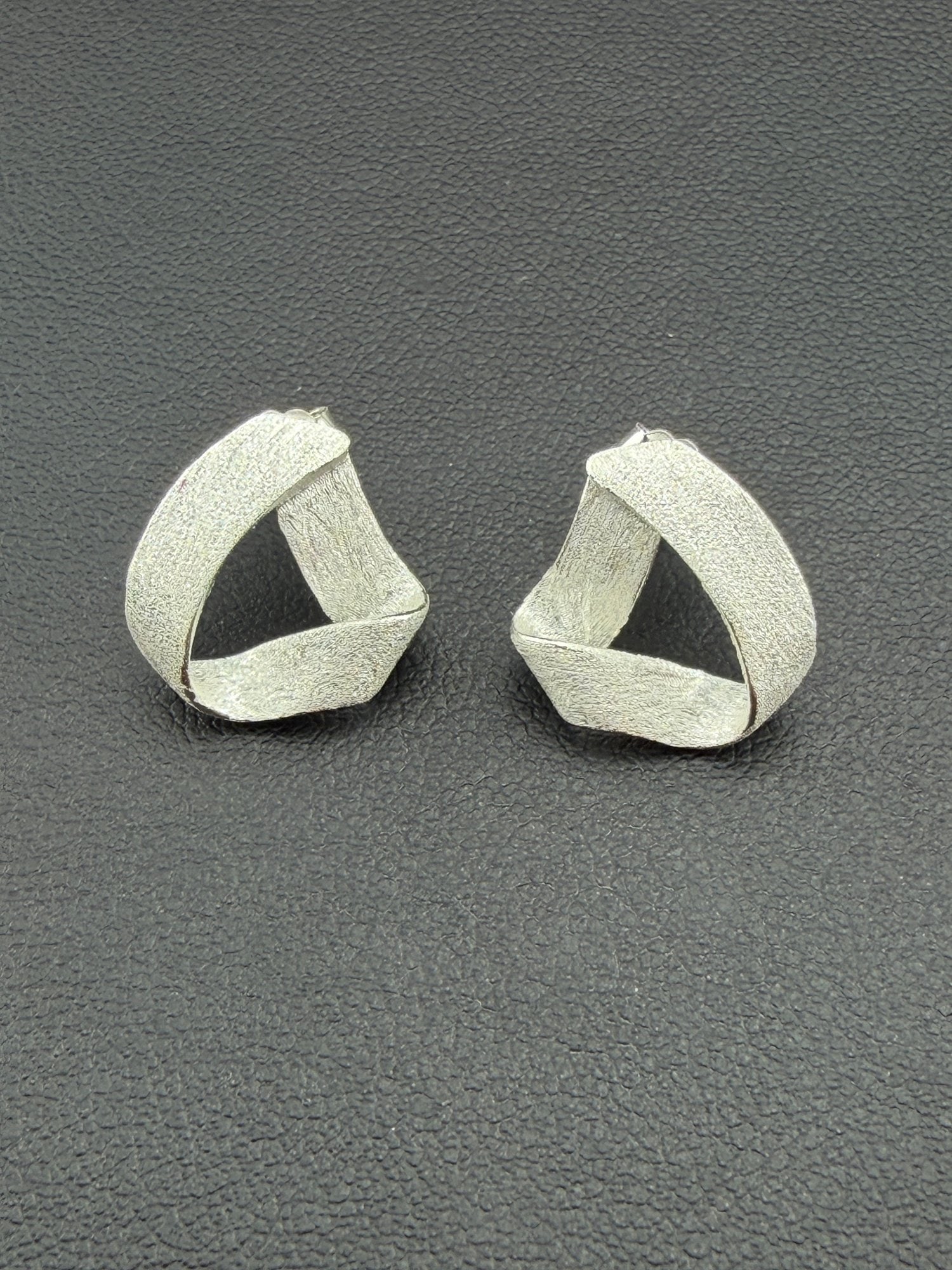 Stud Earrings Brand New Solid 925 Sterling Silver Stamped Gold Electroplated