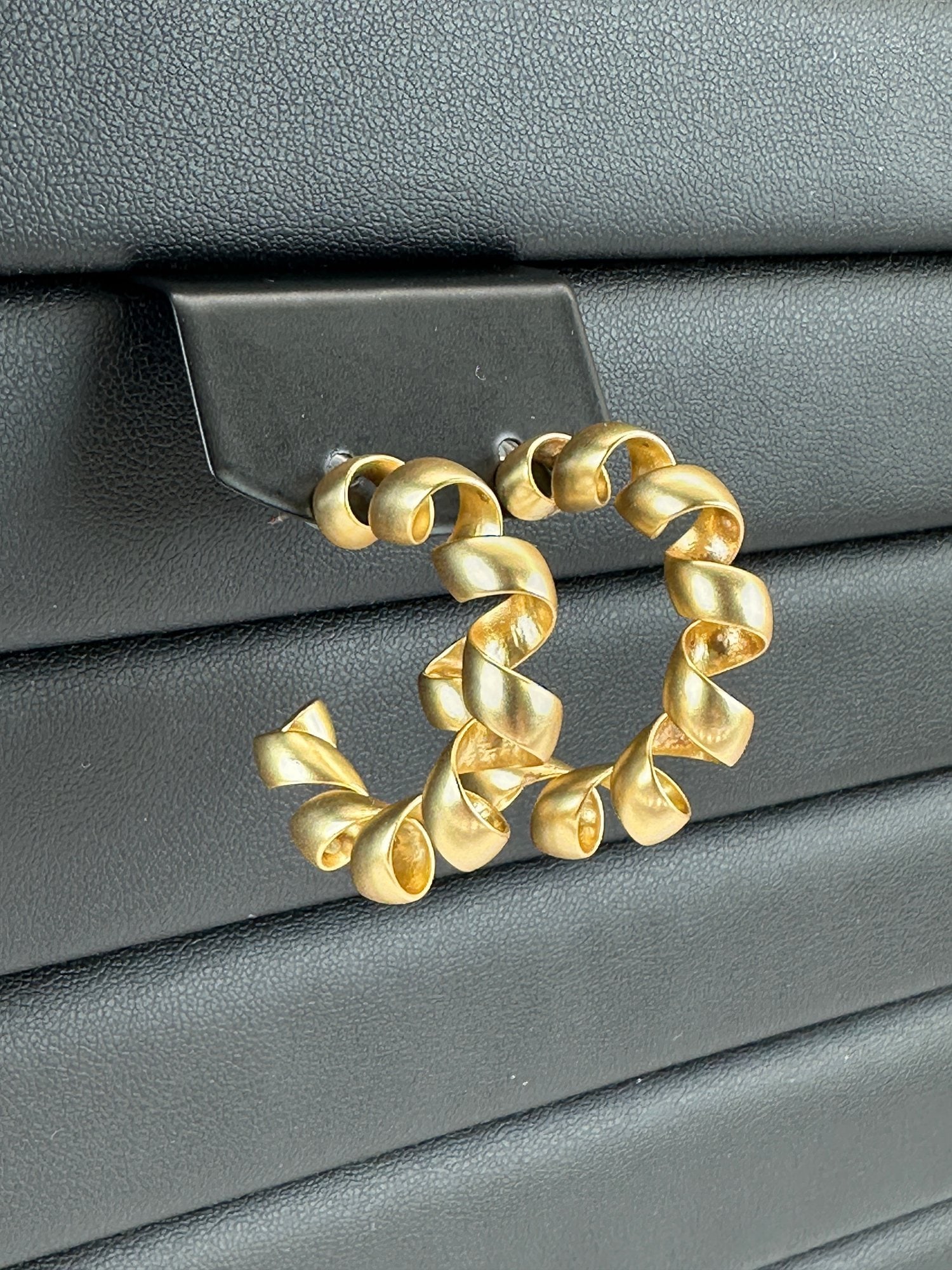 Luxurious Gold Alloy Plated Earrings
