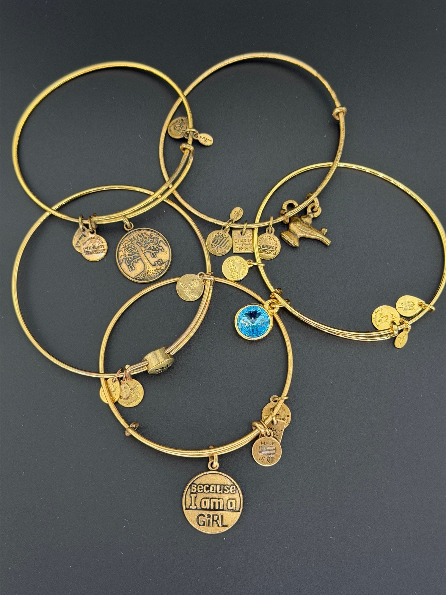 Vintage Alex And Ani Bracelets Mixed Lot