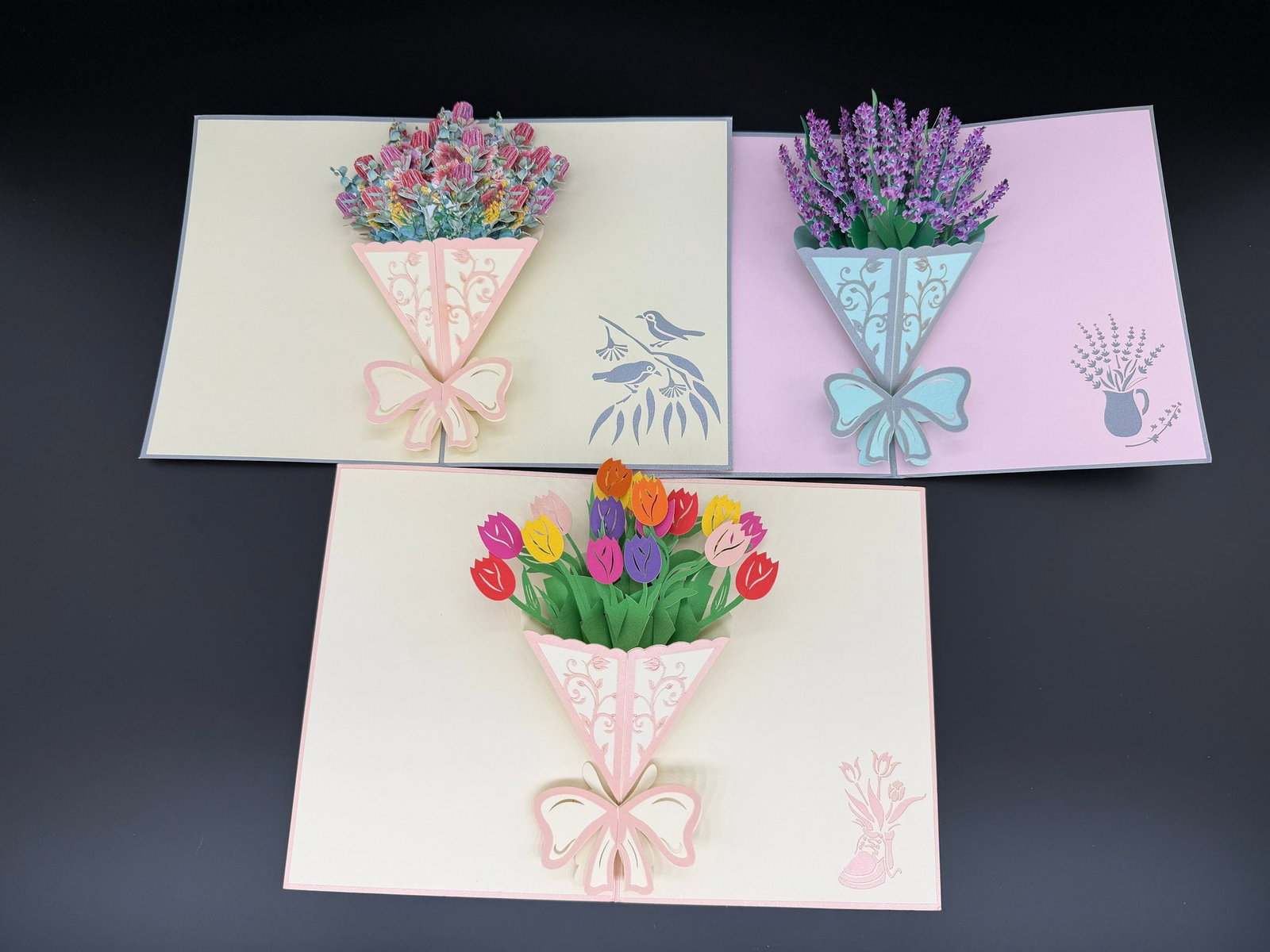 Brand New 3D Pop-up Greeting Cards Mix Lot-3 PCS: Please refer to the title and photos for the item description and condition. If you have any questions, please do not hesitate to contact us before placing your bid.We offer combined in-house shipping