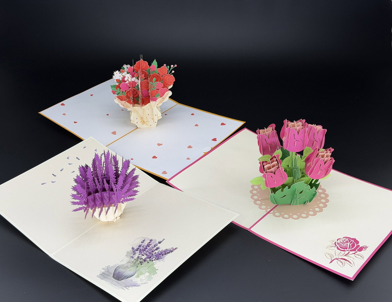 Brand New 3D Pop-up Greeting Cards Mix Lot-3 PCS: Please refer to the title and photos for the item description and condition. If you have any questions, please do not hesitate to contact us before placing your bid.We offer combined in-house shipping