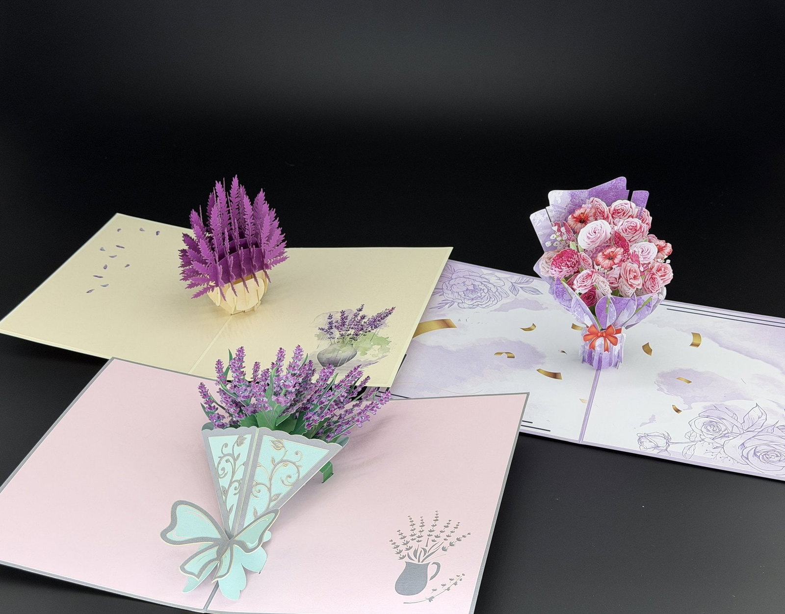 Brand New 3D Pop-up Greeting Cards Mix Lot-3 PCS: Please refer to the title and photos for the item description and condition. If you have any questions, please do not hesitate to contact us before placing your bid.We offer combined in-house shipping