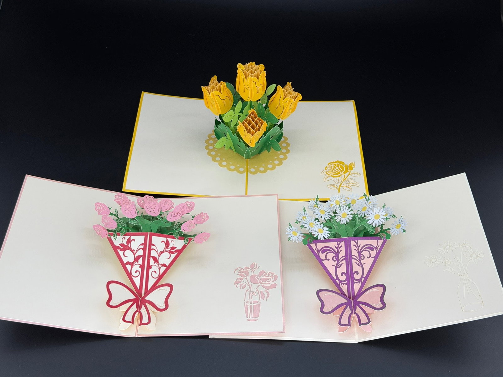 Brand New 3D Pop-up Greeting Cards Mix Lot-3 PCS: Please refer to the title and photos for the item description and condition. If you have any questions, please do not hesitate to contact us before placing your bid.We offer combined in-house shipping