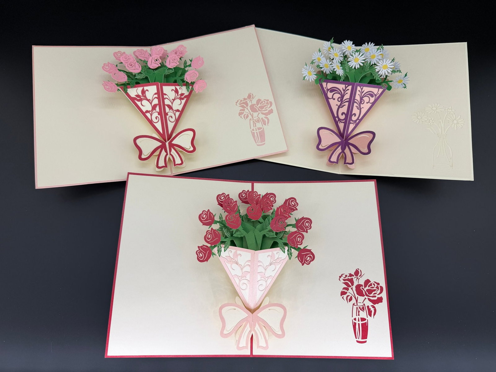 Brand New 3D Pop-up Greeting Cards Mix Lot-3 PCS: Please refer to the title and photos for the item description and condition. If you have any questions, please do not hesitate to contact us before placing your bid.We offer combined in-house shipping