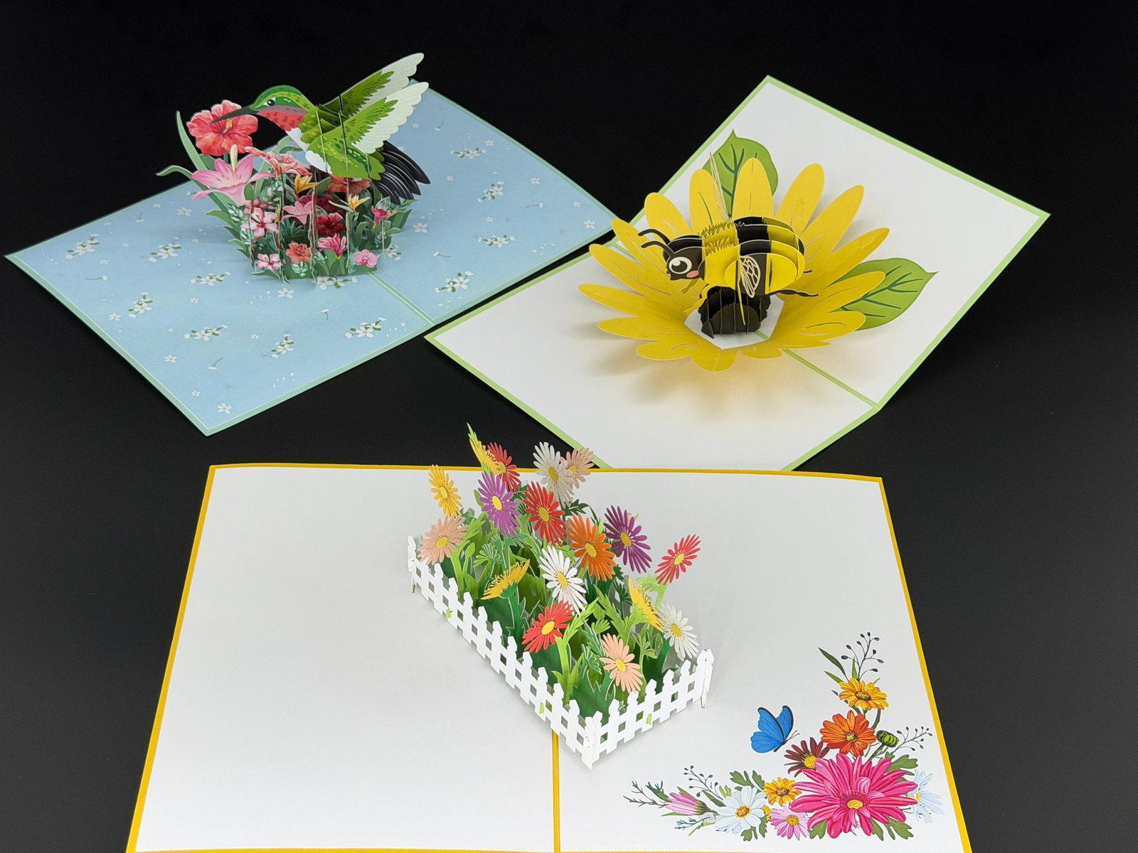 Brand New 3D Pop-up Greeting Cards Mix Lot-3 PCS: Please refer to the title and photos for the item description and condition. If you have any questions, please do not hesitate to contact us before placing your bid.We offer combined in-house shipping