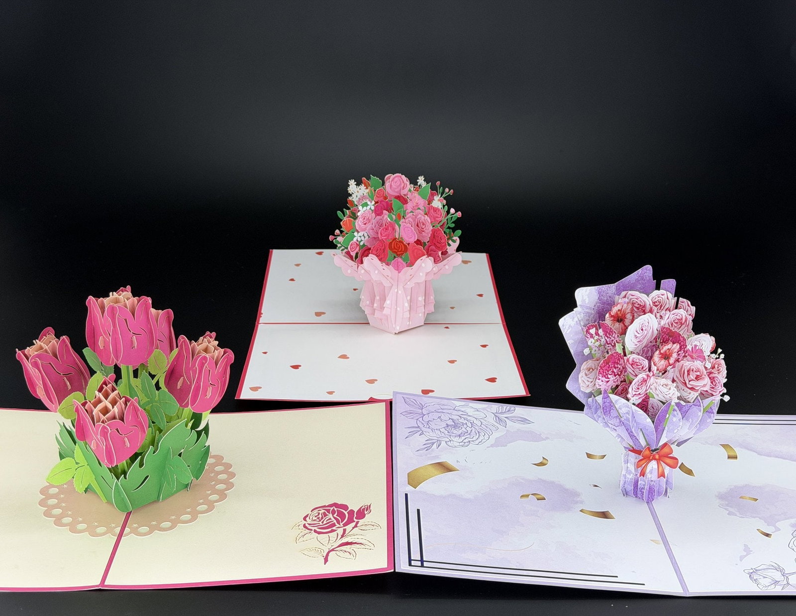 Brand New 3D Pop-up Greeting Cards Mix Lot-3 PCS: Please refer to the title and photos for the item description and condition. If you have any questions, please do not hesitate to contact us before placing your bid.We offer combined in-house shipping