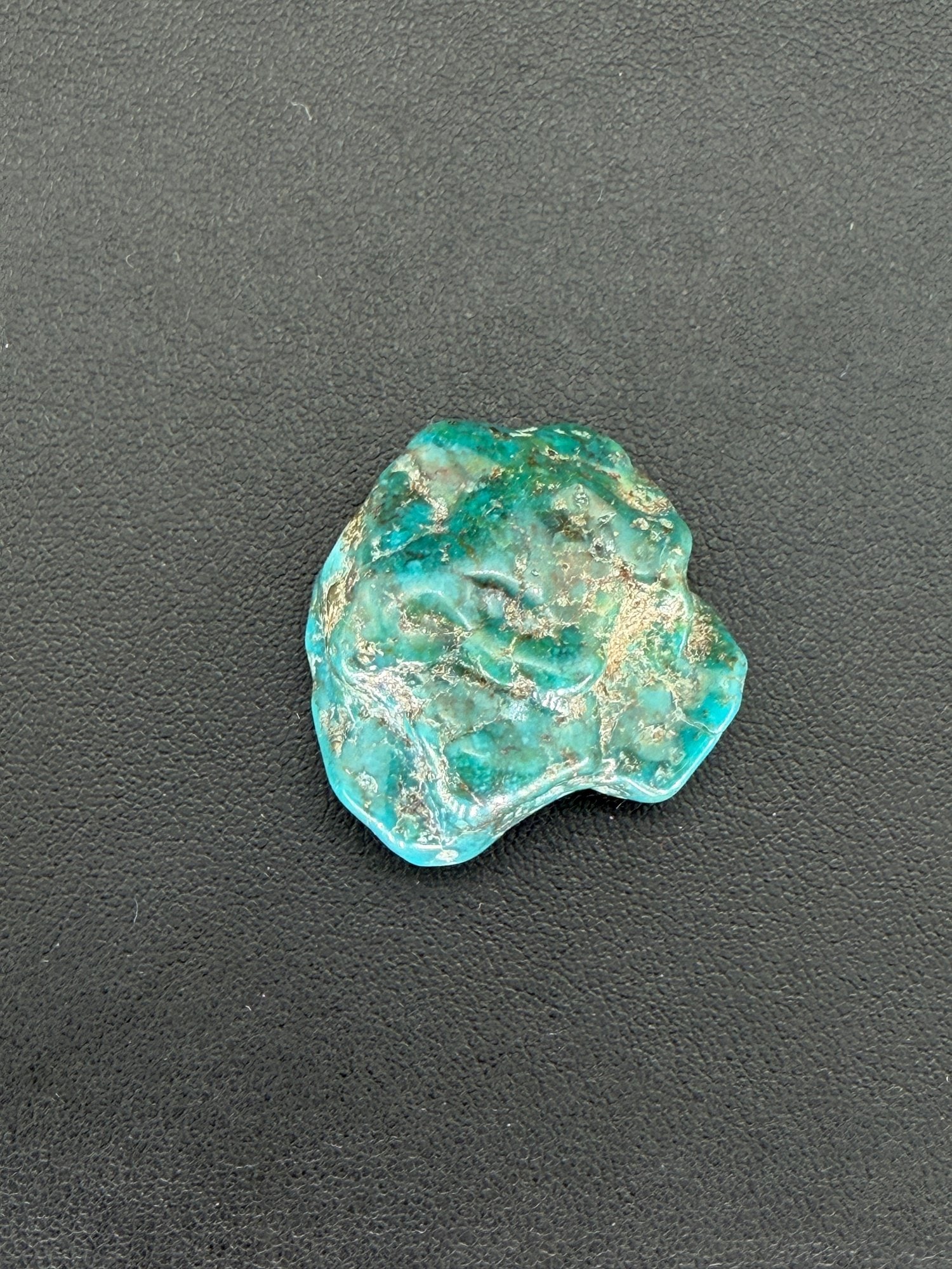 Pre-owned Natural Turquoise With Pyrite Matrix 61.25 Carats (1 of 6)