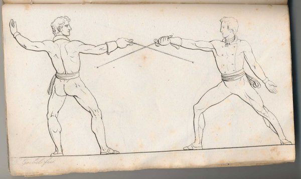 Lüpscher And Gömmel. Theorie Der Fechtkunst: LÜPSCHER, Anton and Franz GÖMMEL [ed.]. Theorie der Fechtkunst. Eine analytische Abhandlung sämmtlicher Stellungen, Stösse, Paraden, Finten u.s.w., überhaupt aller Bewegungen im Angriffe und der 