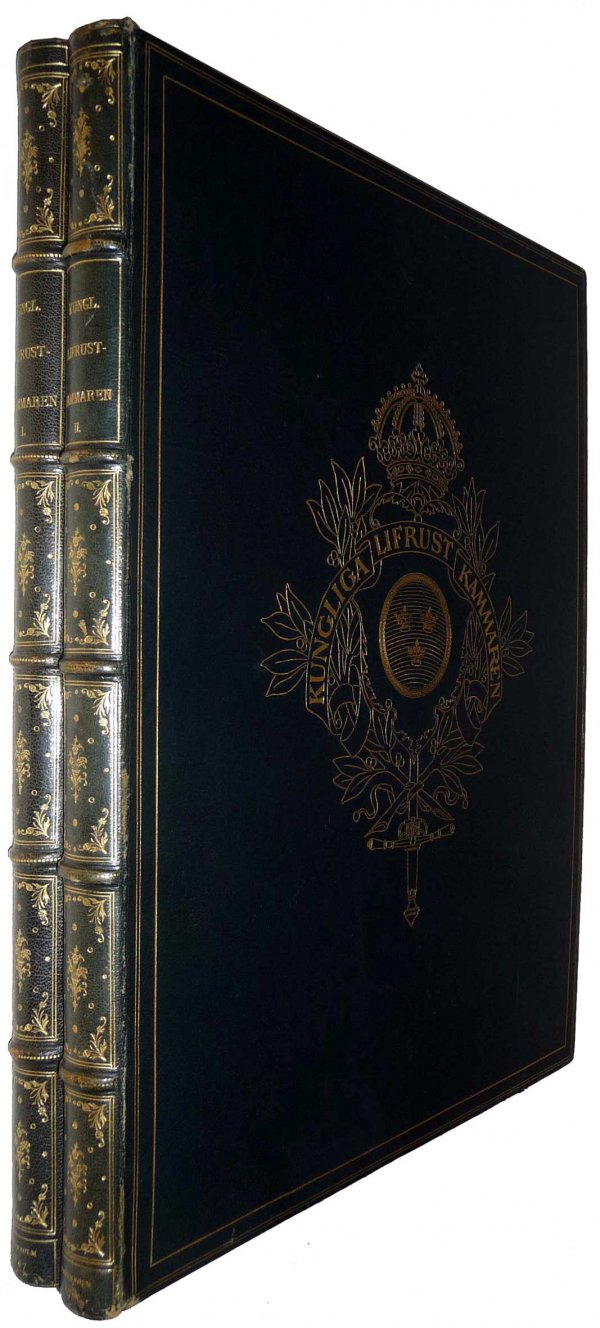 Ossbahr. L'armurerie Royale Et Les Collections: OSSBAHR, Carl Anton. L'armurerie Royale et les collections incorporées - Kongl. lifrustkammaren och dermed förenade samlingar. [Stockholm, P.A. Norstedt & Sons, 1897-1901]. 2 vols. Folio. Contemp. f