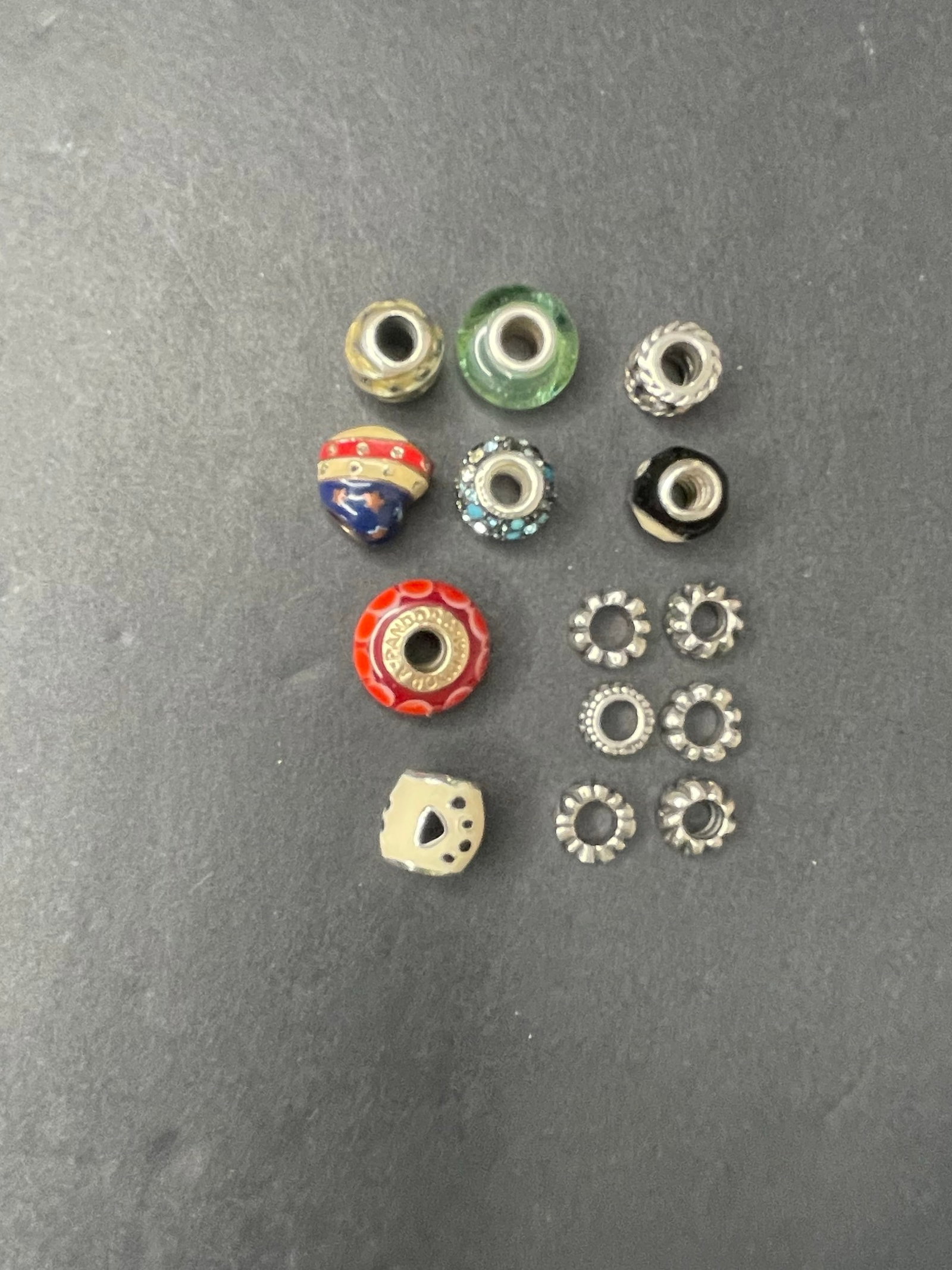 Assorted Pandora-Style Charm Beads - 2