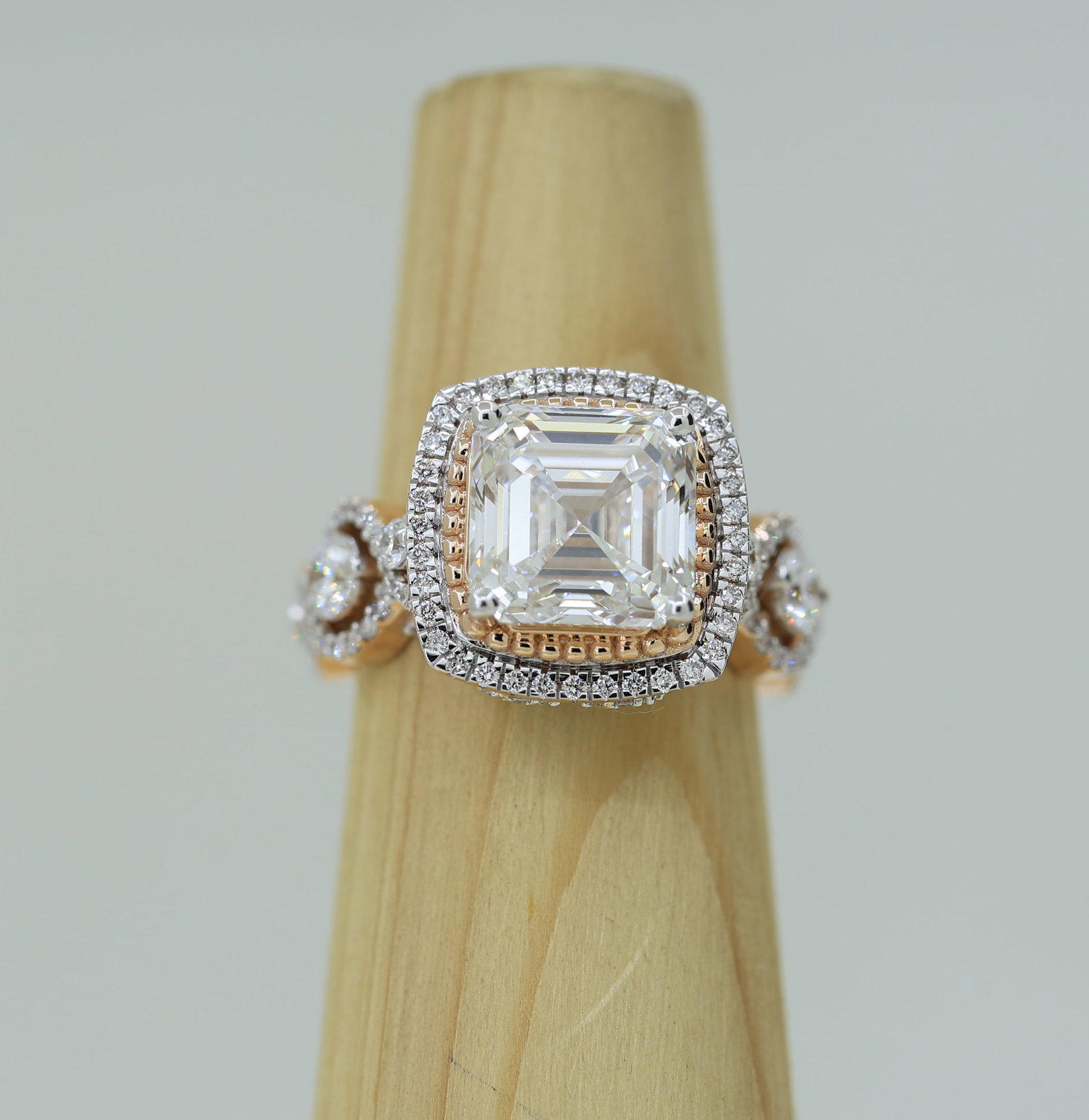 Fine Jewelry 4.5 ct Radiant Cut Diamond Ring with Twisted Diamond Shank (1 of 4)