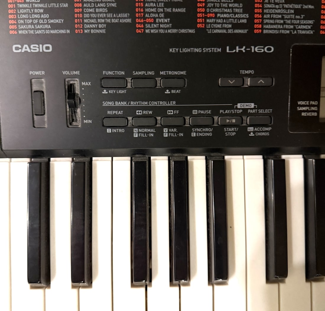 Casio LK-160 Keyboard with Stand - 2