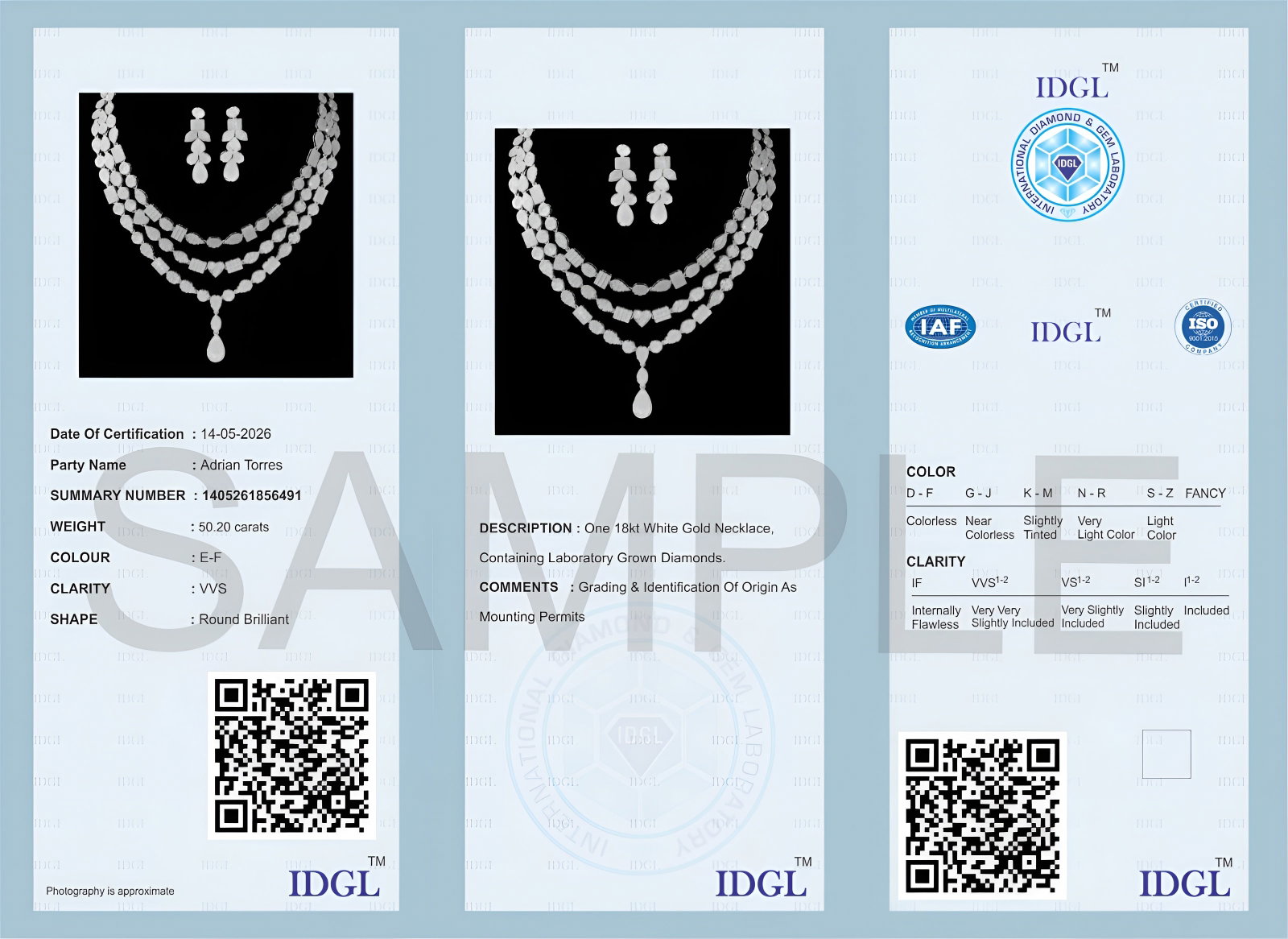 Triple Tone Cluster Design Earrings - 4