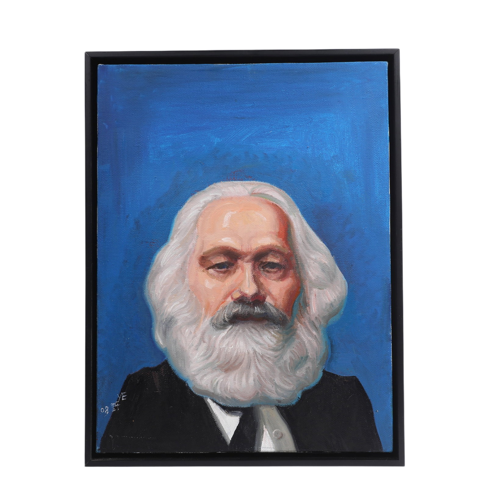 LIUYE (CHINA B.1964),ATTRIBUTED TO,OIL ON CANVAS, ORIGINAL PERIOD FRAME
