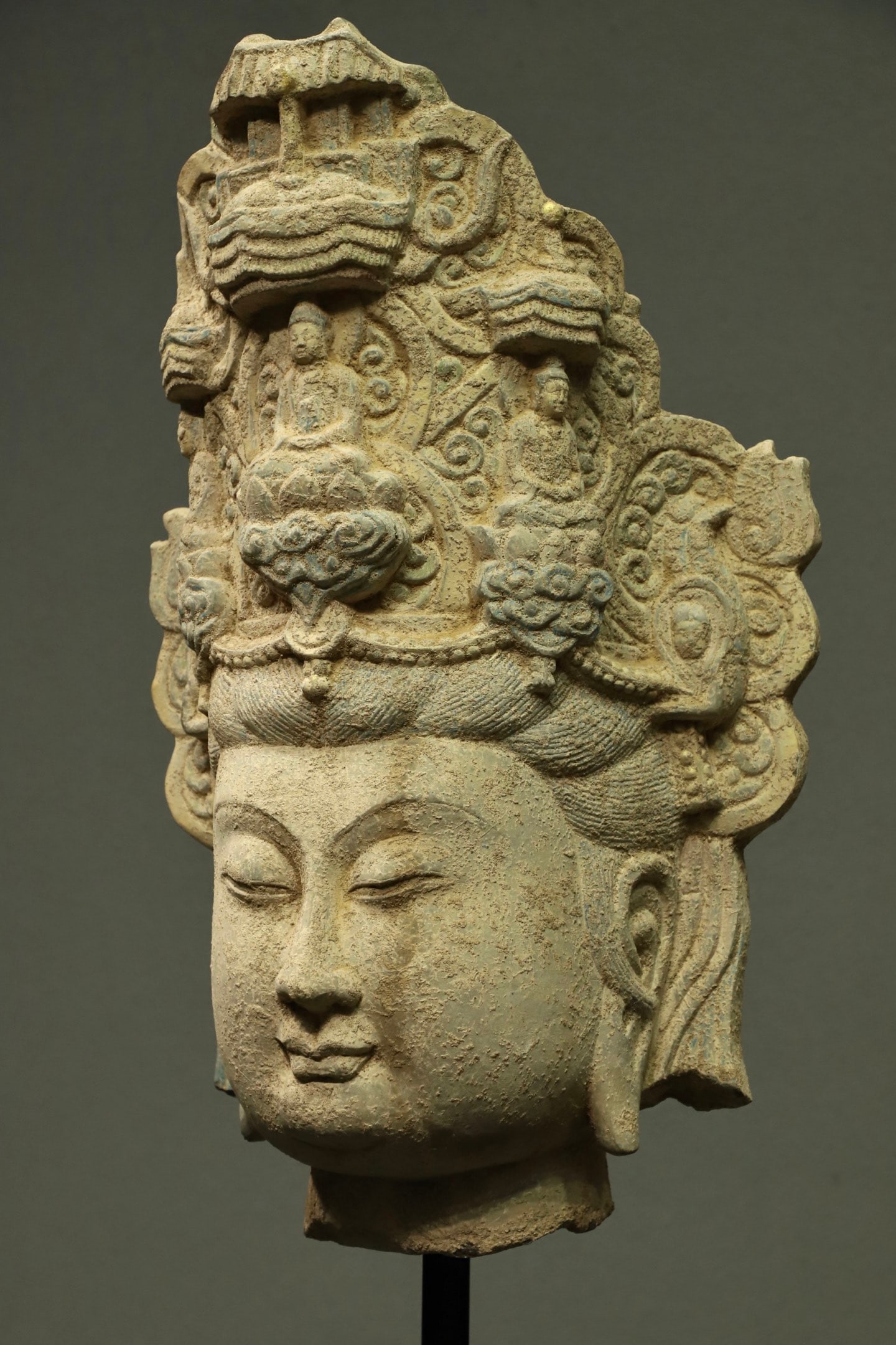 SONG DYNASTY GUANYIN STONE HEAD (1 of 9)