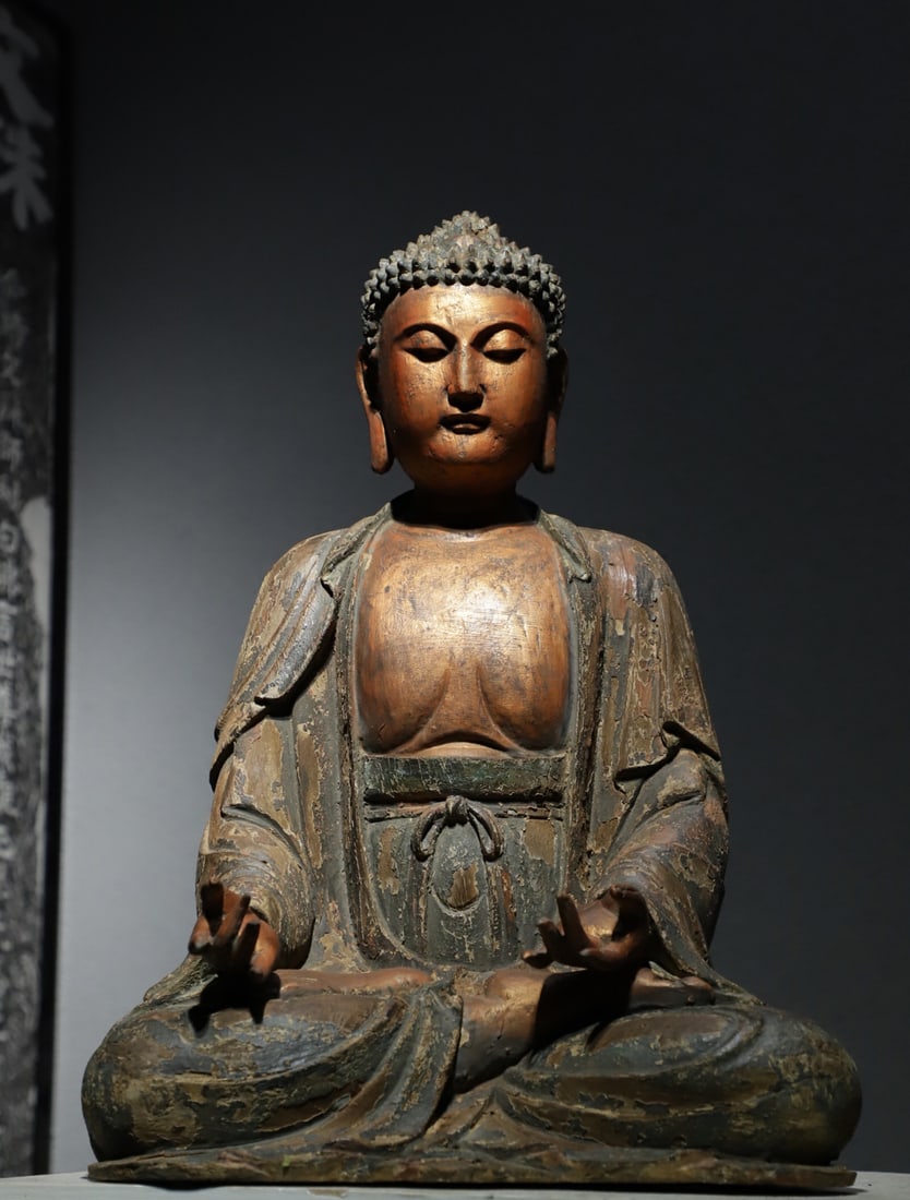 SONG DYNASTY NANMU, STATUE OF SAKYAMUNI BUDDHA (1 of 9)