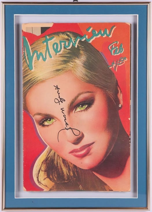 Cover of the 10th issue of Interview magazine by Andy Warhol, USA (1 of 7)