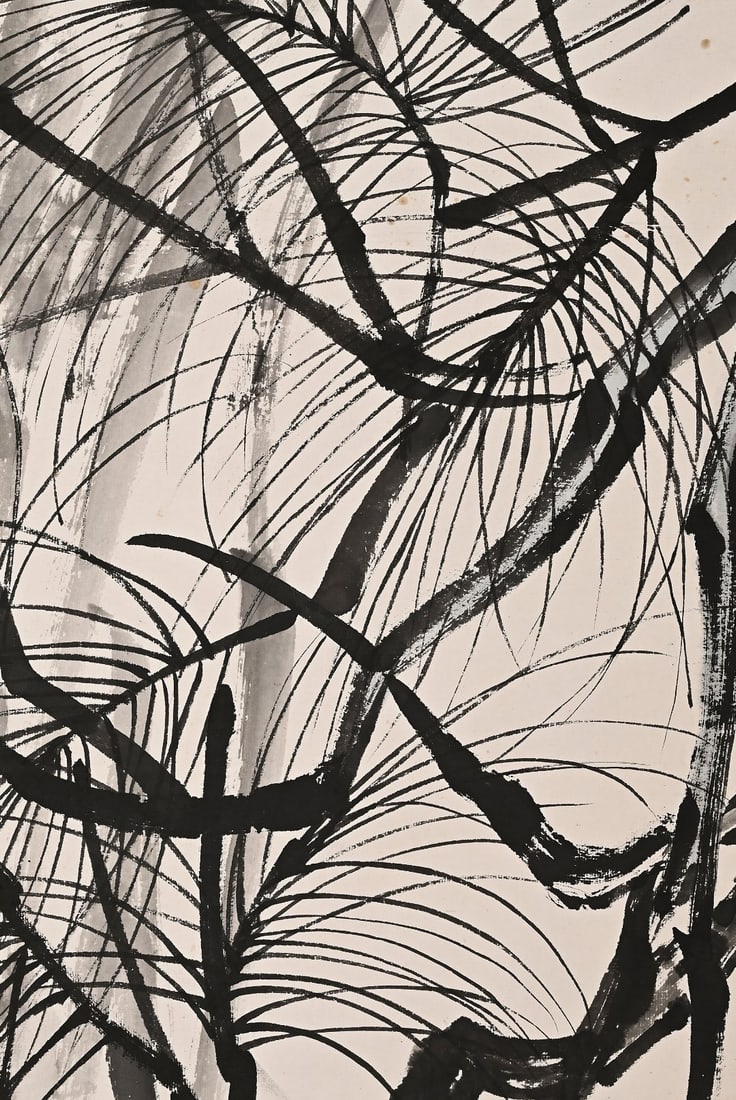 Qi Baishi (1864-1957) Pine Eagle Scroll - 6
