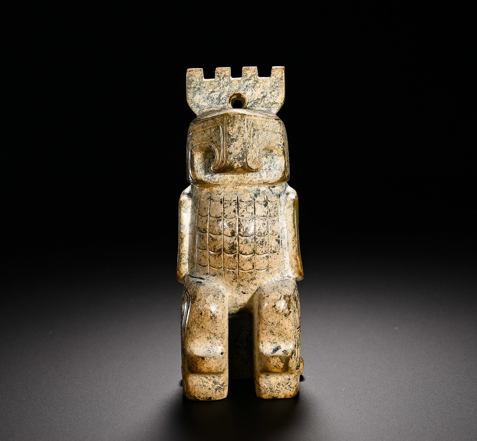 Red Mountain period Jade owl (1 of 9)