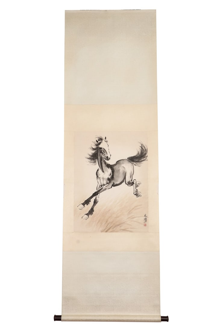 Xu Beihong (1895-1953) Galloping Horse Scroll (1 of 6)