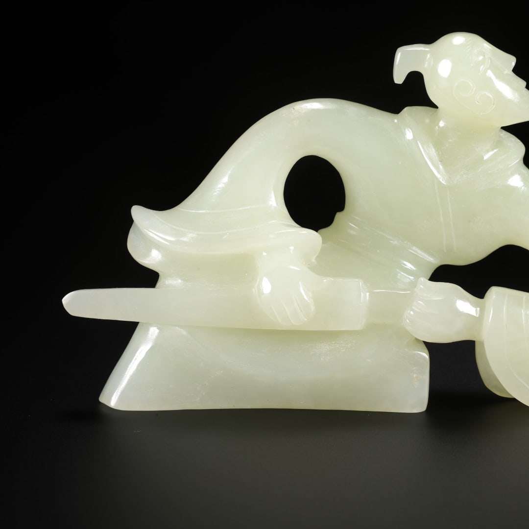 Han Hetian jade dancer - 3