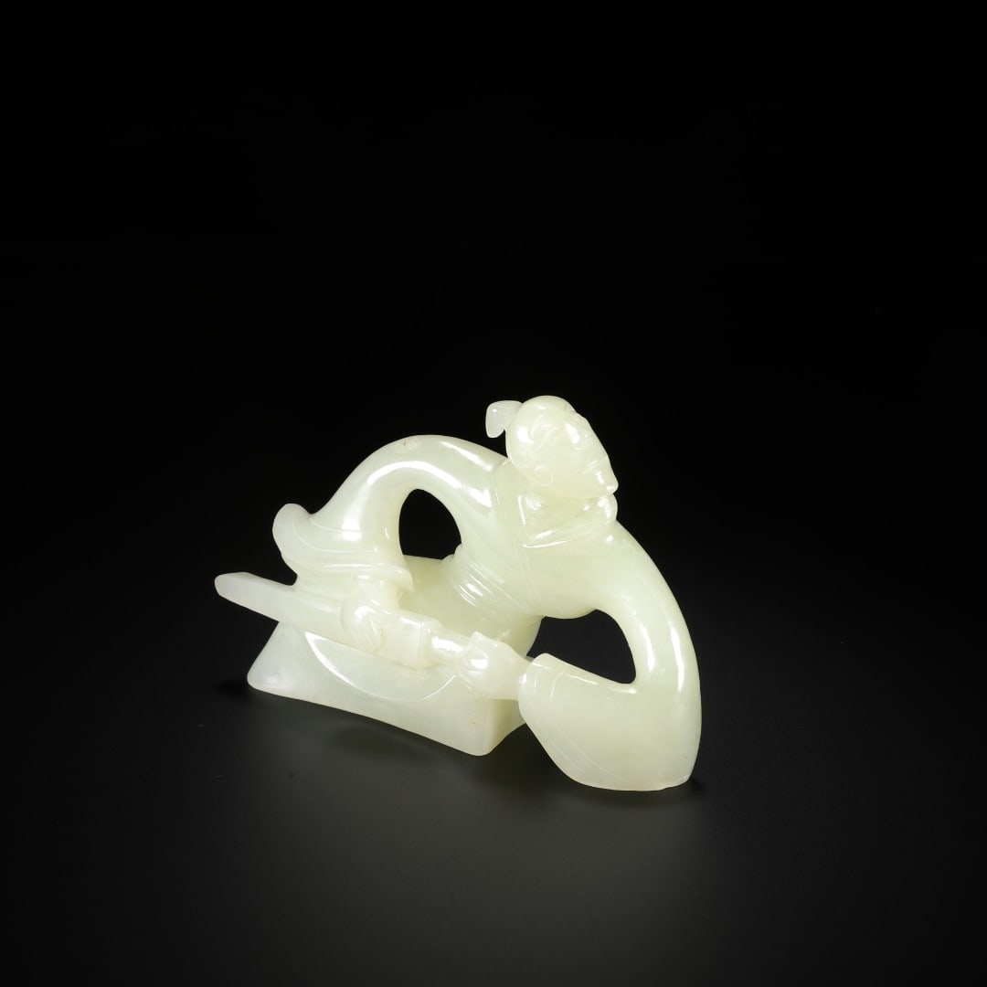 Han Hetian jade dancer - 4