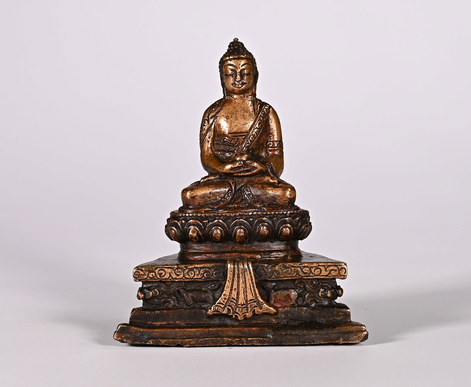 Bronze Buddha statues of the Qing Dynasty (1 of 7)