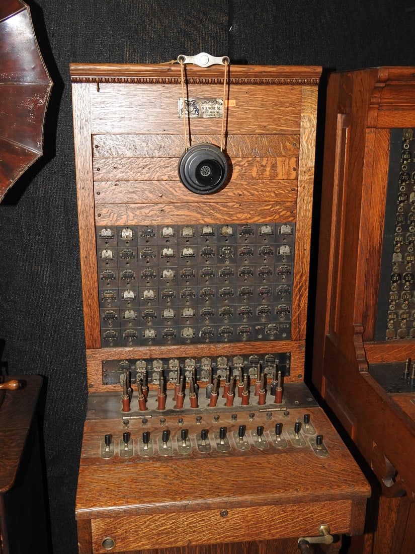 Swedish-American Telephone Co. Oak Switchboard (1 of 10)