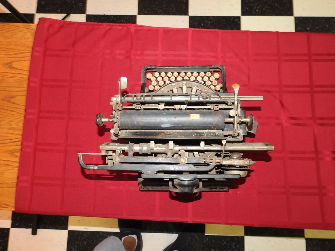 Antique Densmore Typewriter - 6