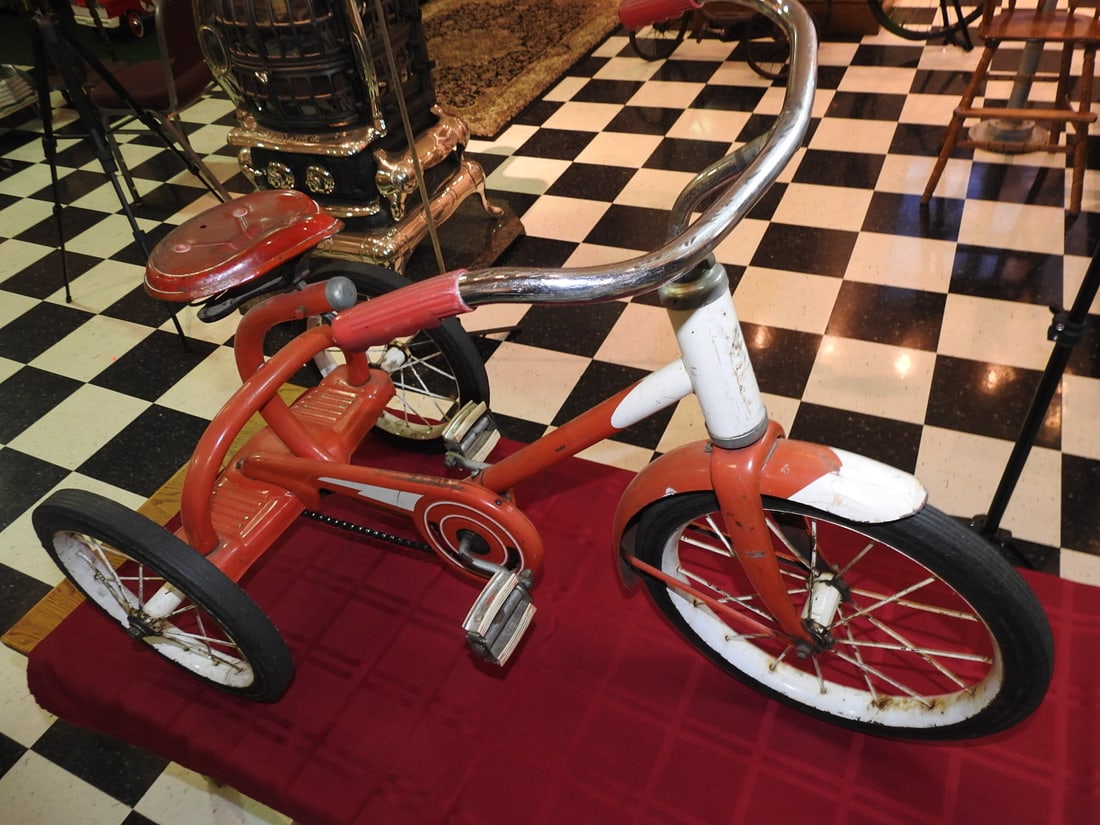 Antique Large Chain-Drive Tricycle (1 of 14)