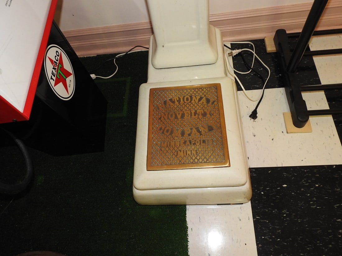 National Scale Co. White and Gold Physician Scale - 2