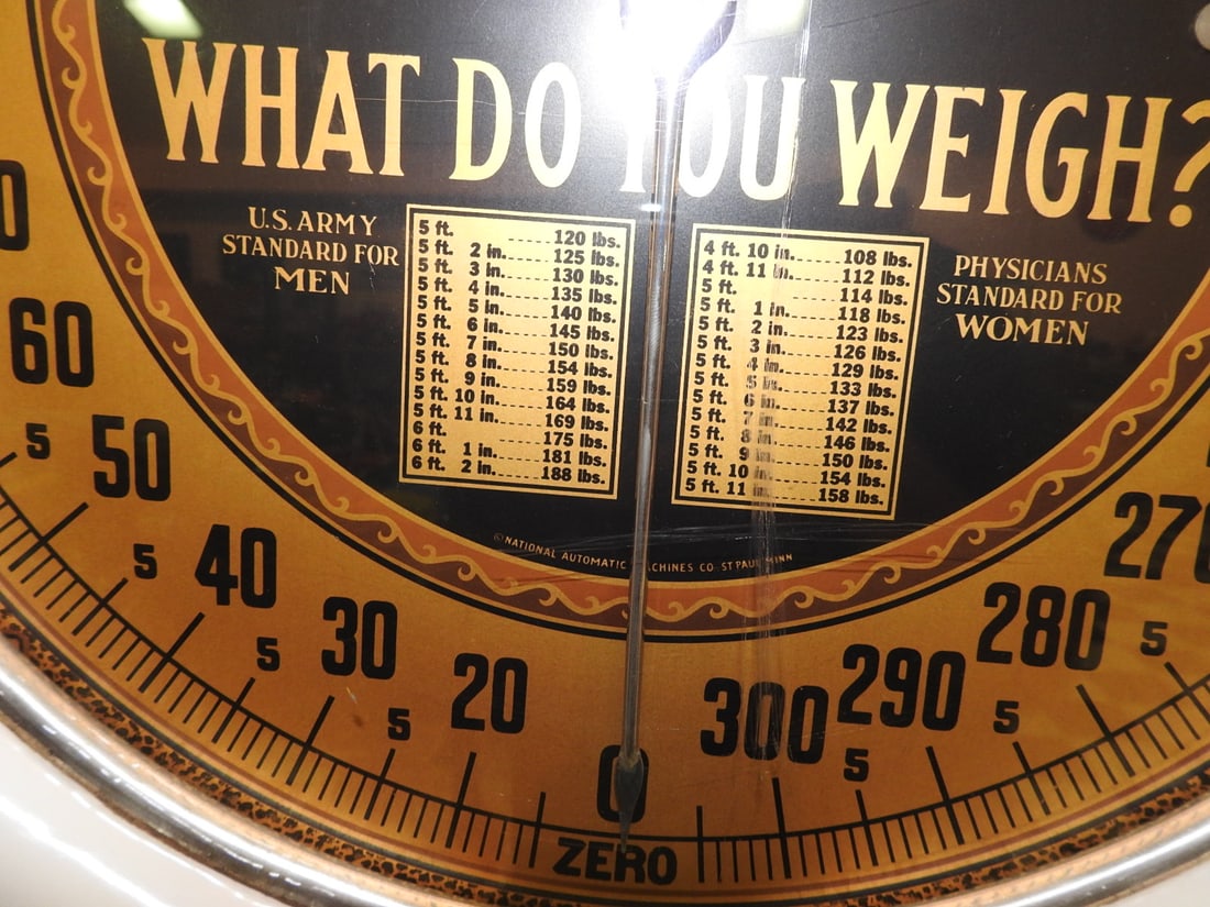 National Scale Co. White and Gold Physician Scale - 5