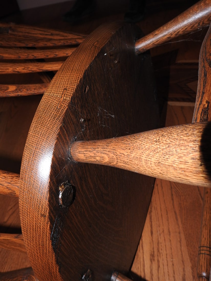 Antique Wooden Rocking Chair - 8