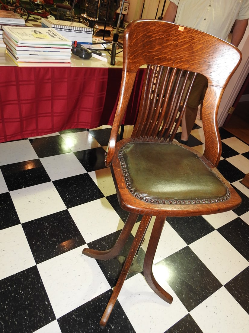 Sturgis-Style Antique Operator Posture Chair - 2